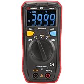 Triplett MM200 Compact 4000 Count Multimeter - AC/DC Voltage, Resistance, Temperature, Continuity ,Black