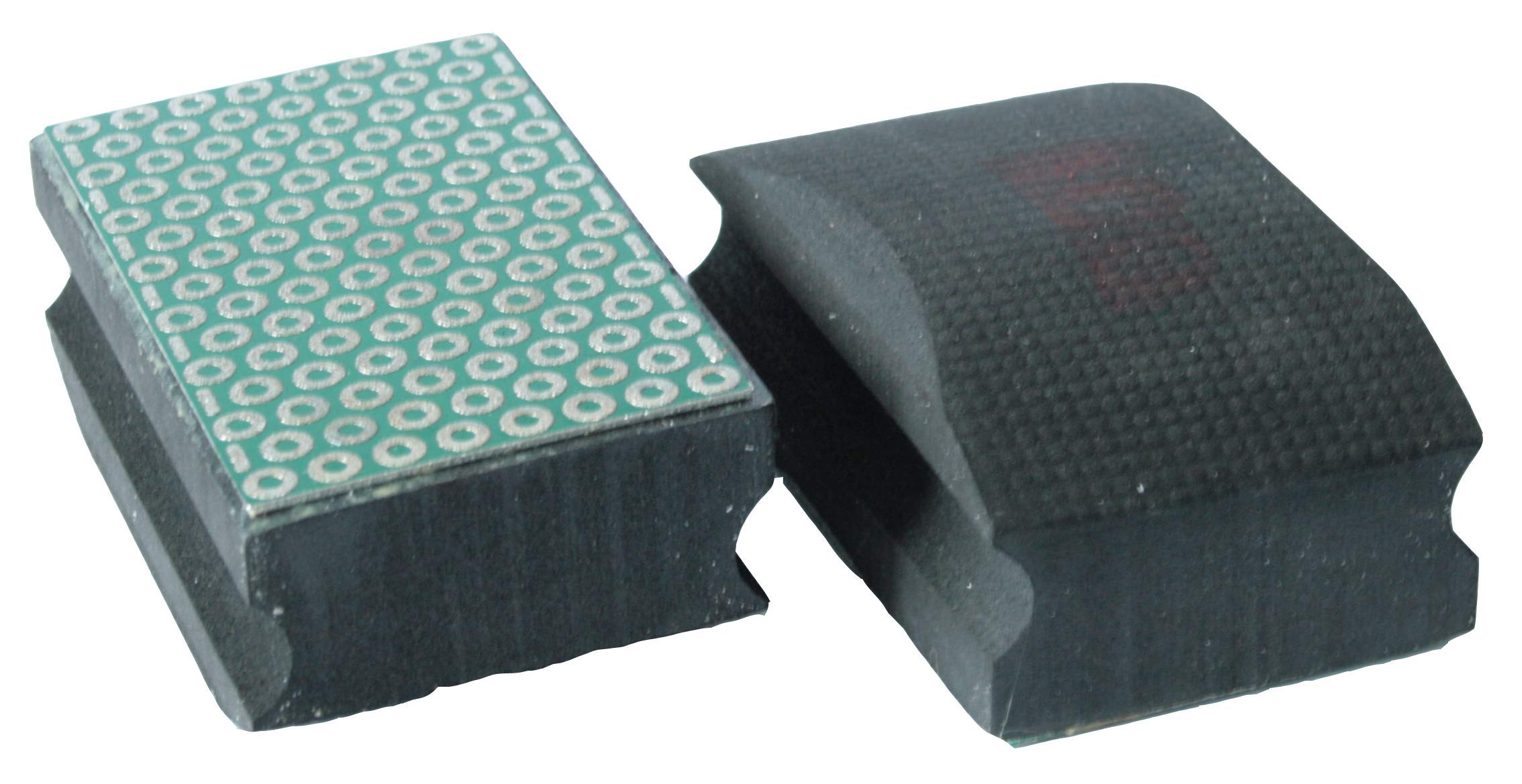 Tectool Diamond Hand Sanding Pad, K100, 55 x 90 x 35 mm, Black