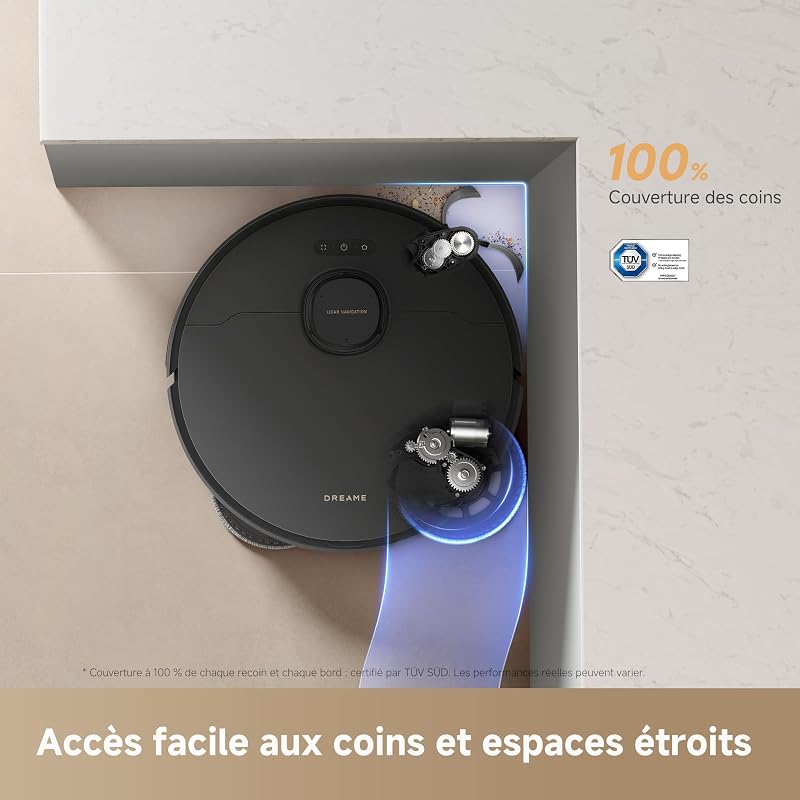 L50s Pro Ultra Robot Aspirateur Laveur, Auto-Nett serpillère 100 °C