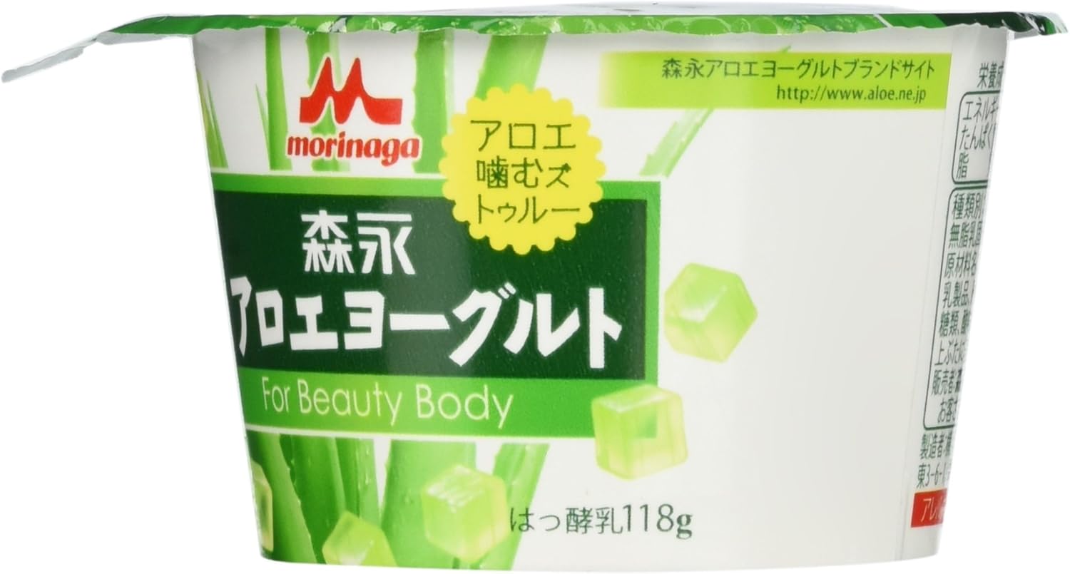 Amazon Co Jp 冷蔵 森永乳業 アロエヨーグルト 118g 食品 飲料 お酒