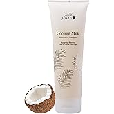 100% PURE Coconut Milk Restorative Shampoo & Cleansing Detox Helps Restore Damaged Hair, Replenish Moisture & Body - Healthy Hair Growth for Women & Men - Sulfate Free - 8 Fl Oz