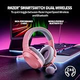 Razer Barracuda X Wireless Gaming Headset Quartz Pink Dual Wireless view 2