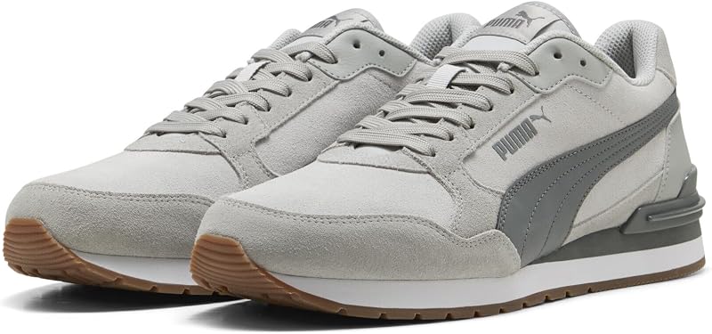 Erwachsene ST Runner v4 Suede Sneakers 46, Cool Light Gray Slate Sky Echo White Gum — Foto 1 von 7