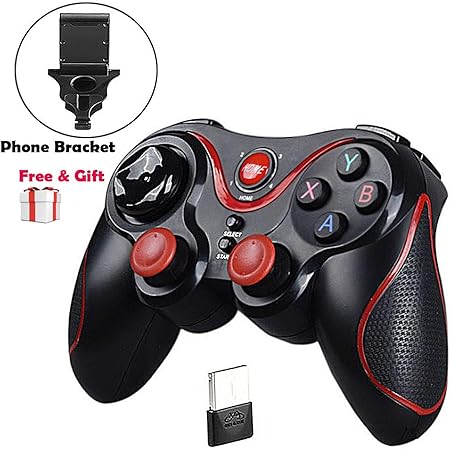 Amazon Maegoo Ps3コントローラ Ps3 Pcスマートフォン用ワイヤレスコントローラゲームパッドbluetoothゲームパッドpc Ps3 スマートtv スマートフォン用電話ブラケット付きジョイスティックコントローラ Windows Maegoo キーボード マウス 入力機器 通販