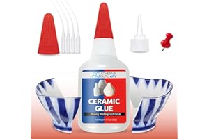 AG ADHESIVE GURU Adhesive Guru Ceramic Glue (0.7 oz) Super Glue for Pottery, Porcelain & China Repairs, Waterproof and Odorless After Cure, Non-Toxic, Temperature Resistant, Compatible with Aerosol Activator – 1 Pack