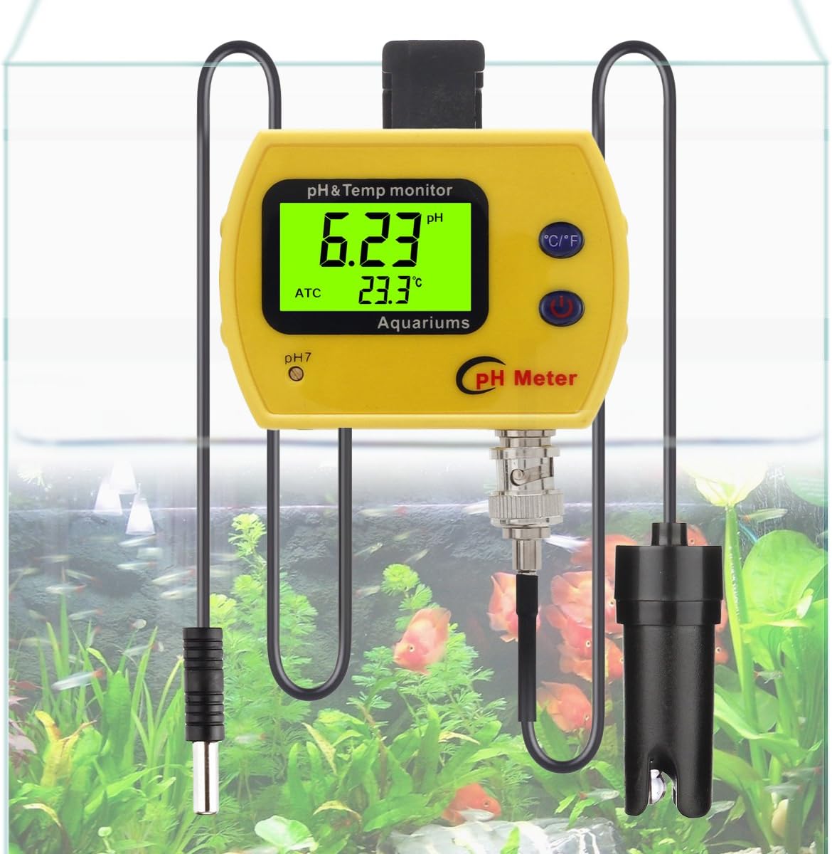 RISEPRO PH Monitor, reg; Digital pH Temperature Monitor With