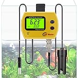 PH Monitor, RISEPRO Digital pH Thermometer Temperature Monitor With Replaceable BNC pH Probe