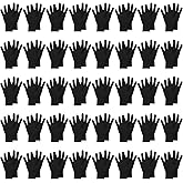 Seematn 50 Pairs Bulk Winter Magic Gloves, Thick Knitted Winter Warm Gloves for Adult Men Women Homeless Unisex