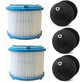 2 Pack Hepa Filters and 3 Pack Pre-filter Replacement Compatible with Bissell PowerClean FurGuard 280W and FurFinder 200W Self-Standing Cordless Vacuum