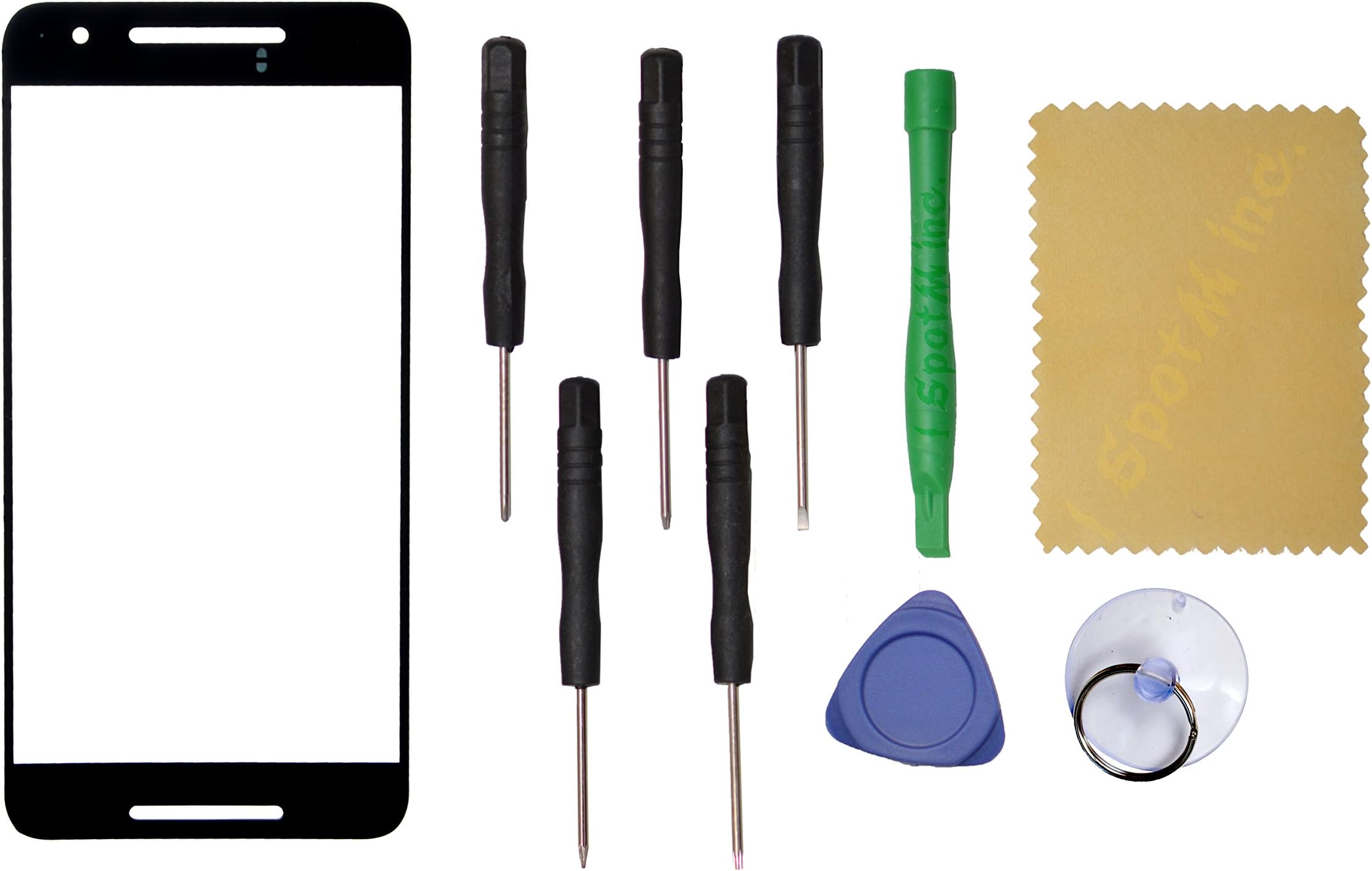 Front Outer Screen Glass Panel Lens for Huawei Google Nexus 6P+Tools