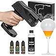 RAYBYLAND Electric Smoker Gun for Cooking, 5000mAh Rechargeable Battery, One Button Operation, Suitable for Indoor and Outdoor Barbecue and Bar Cocktails, Whiskey
