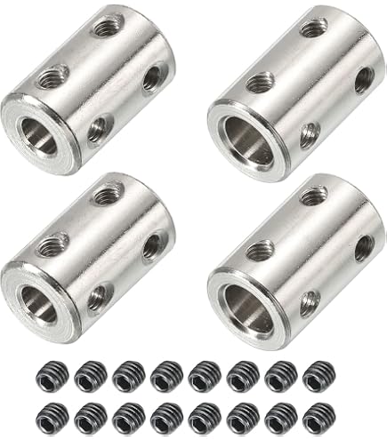 Jeu De 2 Raccords D'arbre Rigides 10mm à 10mm - Longueur 22mm, Diamètre 16mm, Marque Uxcell, Neuf