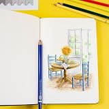 Stationery Island A5 Unlined Notebook Hardback 180 Pages 120gsm Paper view 2