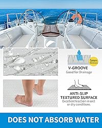 OCEANBROAD Self-Adhesive 96''x38'' Boat Flooring
