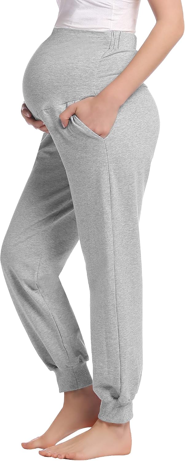 Pantaloni premaman lunghi da donna pigiama e yoga per gravidanza lencicol  Abbigliamento premaman Abbigliamento