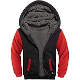 SWISSWELL Hooded Jacket for Boys Full Zip Ultra Soft Sherpa Fleece Hoodie Sweatshirt for Kids School Hooded Outerwear