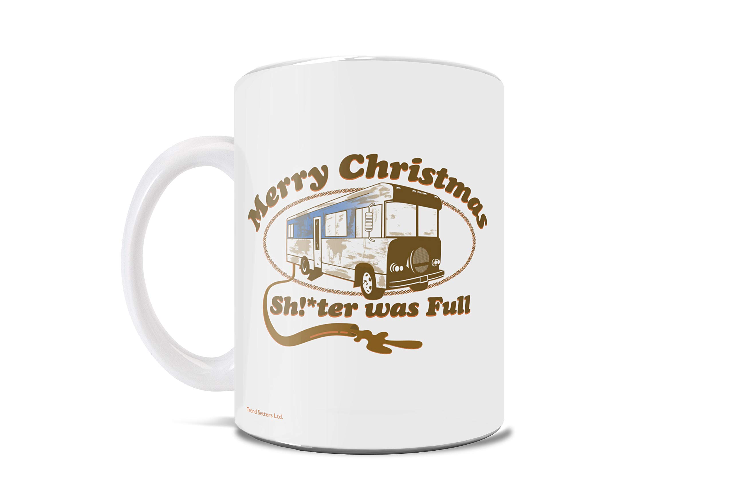 Trend Setters National Lampoon’s Christmas Vacation – Griswold RV Camper Toilet Full Quote – One 11 oz Coffee or Tea Mug – Perfect for Gifting or Collecting – Officially Licensed Merchandise