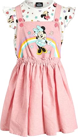 minnie mouse suspender dress