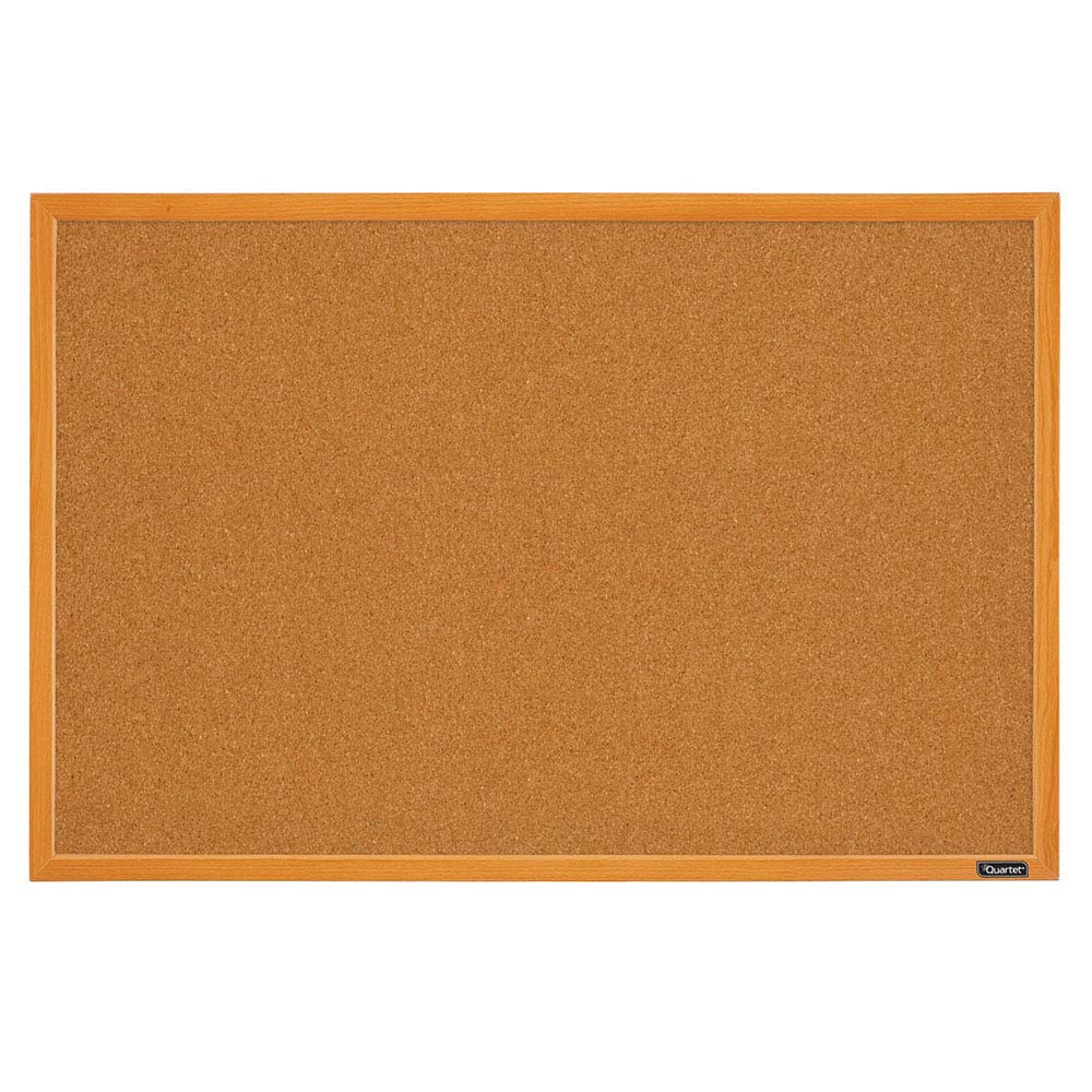 Corkboard, Framed Bulletin Board, 2' x 3' Cork Board, Oak Frame (MWDB2