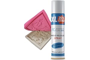 AG ADHESIVE GURU Silicone Mold Release Spray (16.9 fl oz / 500ml) Release Agent for Epoxy Resin, Candle & All Molds | Smooth, Non-Stick Lubricant for Easy Removal