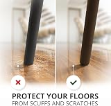 X-Protector Felt Furniture Pads 235 pcs Premium Floor Protection Brown/Black view 3