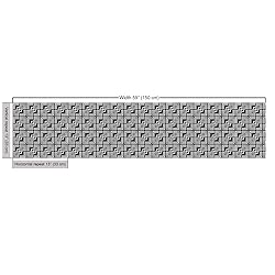 Ambesonne Black and White Fabric by The