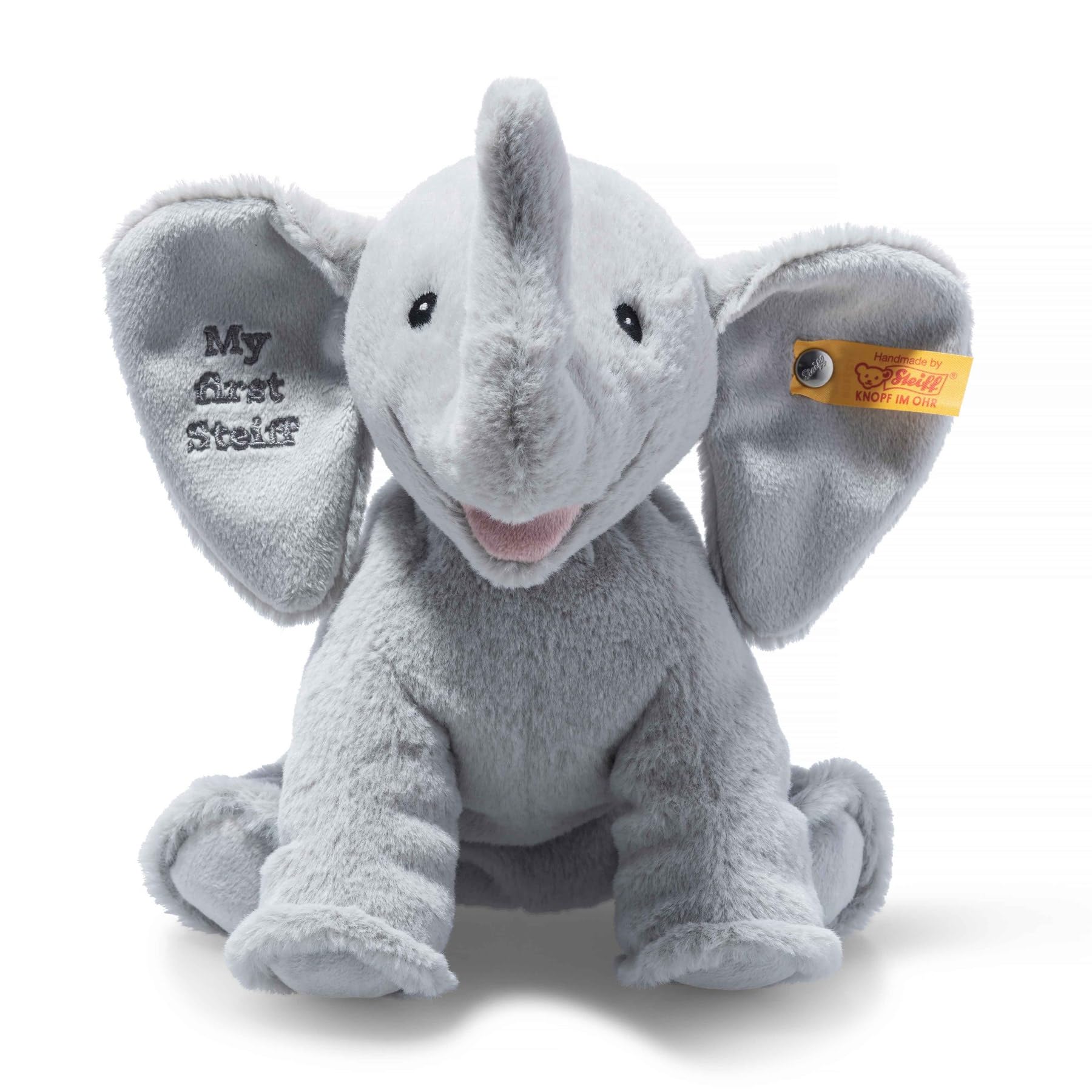 Steiff 242717 Soft Cuddly Friends Ellie elephant, Gray Violet