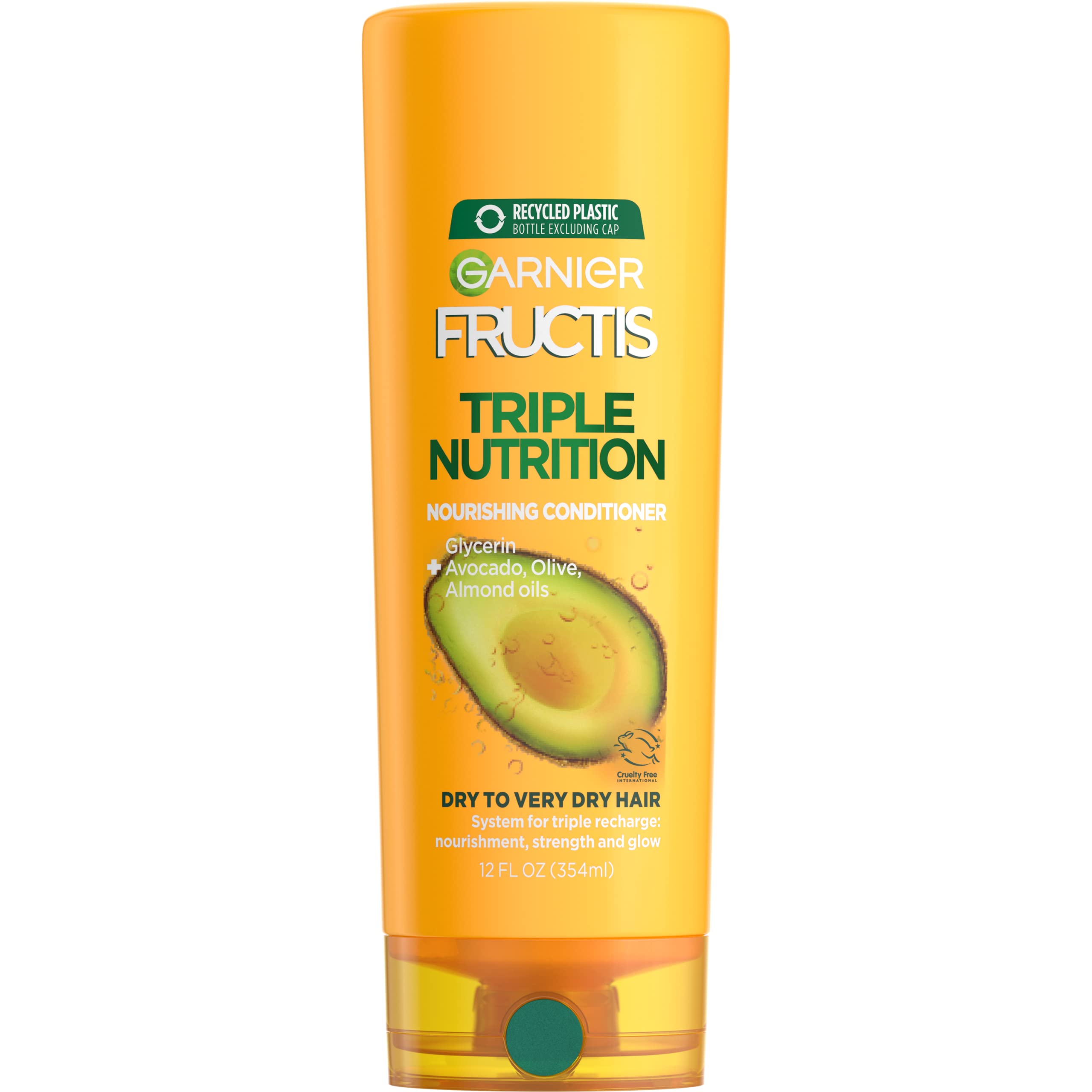 Garnier Hair Care Fructis Triple Nutrition Conditioner, 12 Fluid Ounce