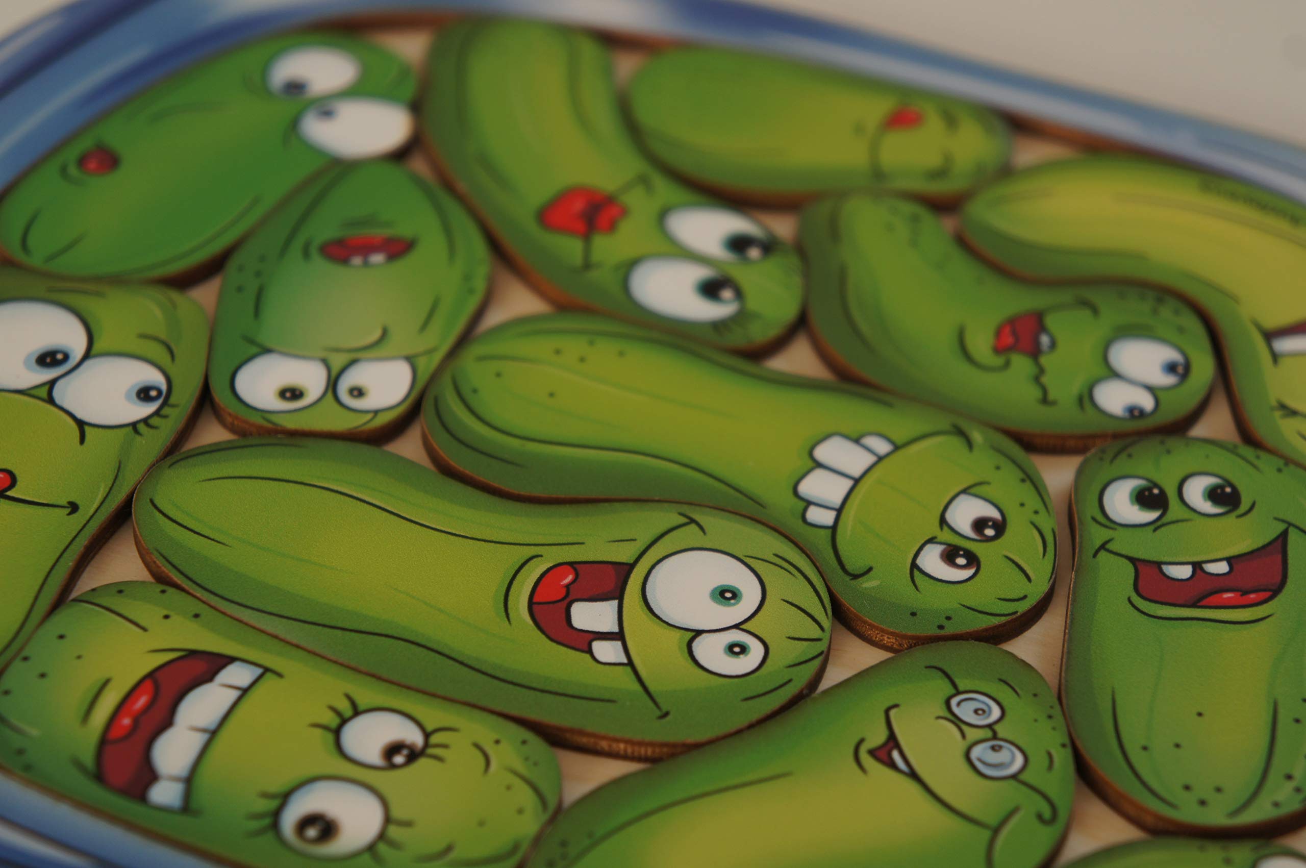 Leoboom Pickle Jar - Wooden Jigsaw Tetris Puzzle for Kids, Adults and Family - White Elephant Gift and Party Favor - Brain Teaser Develops Motor Skills, Focus and Concentration - Great for Travel