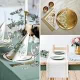 PAW Airlaid Napkins 40x40cm Fabric-Like 50pk Wedding Party Gold Baroque Pattern view 7