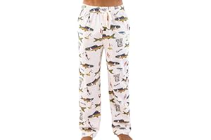 Lazy One Funny Ocean Pajama Pants For Men, Men's Separate Bottoms, Lounge Pants, Fishing PJs