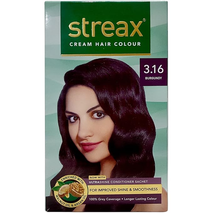 Buy Streax Hair Colour Burgundy 1 Piece Carton Online At Low