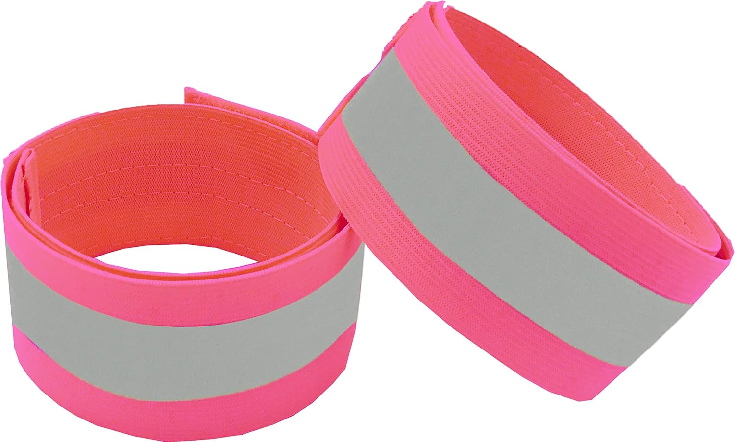 Reflective Bands for Arm, Wrist, Ankle, Leg. Reflector Bands. High Visibility Reflective Running Gear for Women and Men Cycling Walking Bike Safety Tape Straps - Bicycle Pants Clip, Cuff : Sports & Outdoors