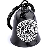 AilRabbit Motorcycle Celtic Bell - Motorcycle Key Chain The Evil Road Spirits of The Road Will be trapped in The Bell