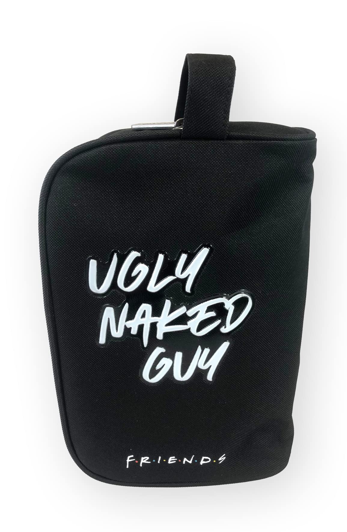 Groovy Uk Wash Bag, Cotton, Black, One Size