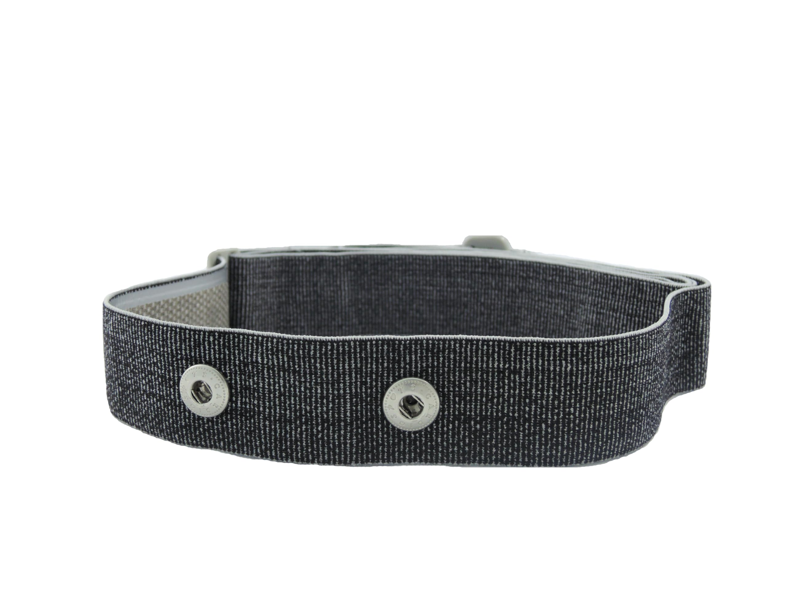 CARDIOSPORT Heart Rate Monitor Chest Strap Replacement Belt. Ultra Comfort Grey Fabric Strap. Size S - XL | Compatible with Garmin HRM Dual, Wahoo, Polar H7, Decathlon, Peloton. Water resistant.