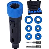 HIPULX Wheel Stud Cleaner Set, 9-PCS Nylon Thread Cleaning Kit for Impact Wrench &amp; Power Drill, 7/16" to 1-1/8", Safe for Brake Disc &amp; Hub, Restores Proper Torque for Cars, Trucks, SUVs