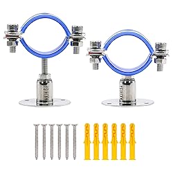 AKIHISA 2 Inch Wall Mount Ceiling Mount Pipe