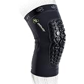 DonJoy Performance Defender Compression Support Knee Pads (Pair) &ndash; Padded Support for Collision Contact Sports, Football, Rugby, Lacrosse, Martial Arts, Obstacle Courses