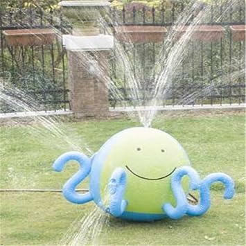 Leiyini Aufblasbare Wasser Spray Ball Kinder Wasser Sprinkler Spielzeug Sommer Outdoor Fun Spielzeug Ideal für Garten, Hinter