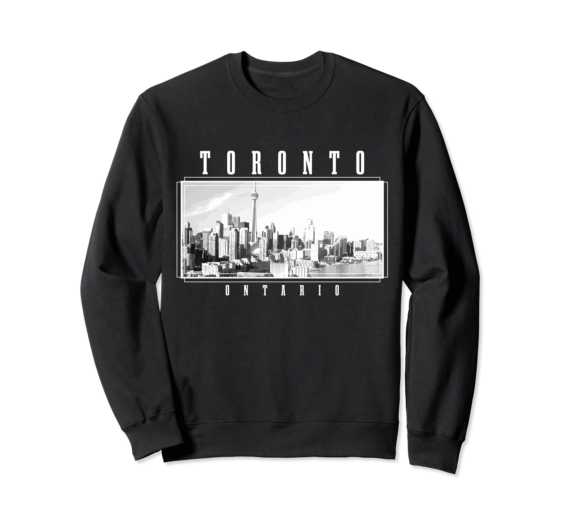 Toronto Ontario Canada Vintage Canadian Skyline Toronto Sweatshirt