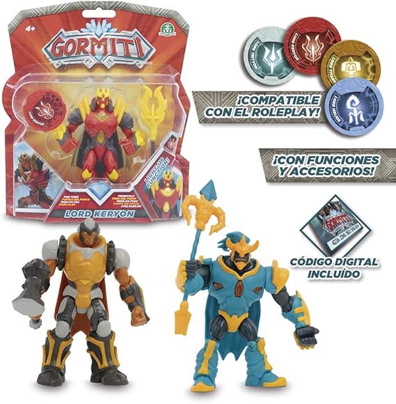 Amazon.com: Figura de acción Gormiti Character Deluxe Lord de 4.7 in, modelo aleatorio.: Toys \u0026 Games