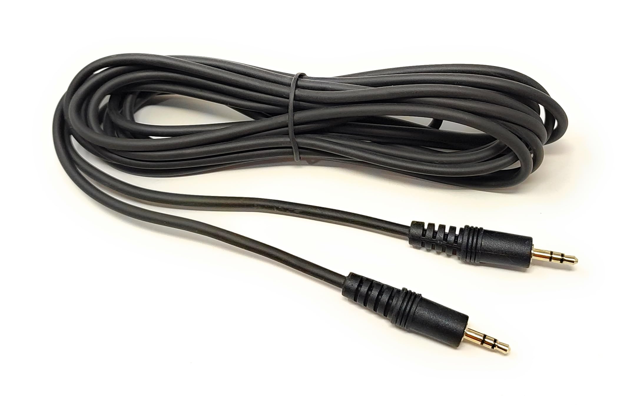 4m 3.5mm to 3.5mm Audio Cable Mini Jack Male to Male Stereo AUX Auxiliary TRS Lead Compatible with Headphone, Phone, Car Audio, Speaker, MP3, Home Stereo, Amp, TV, PC Laptop, HiFi (Black, 4m)