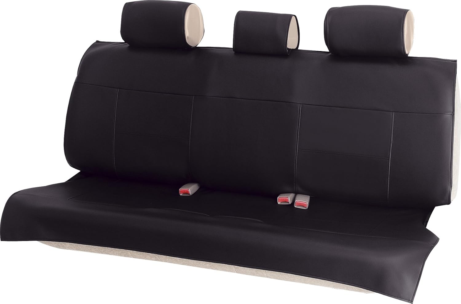 Amazon ボンフォーム シートカバー グランドレザー 普通車 後席単品 フリーmリヤ マクラ3コ ブラック 4364 09bk シートカバー 車 バイク