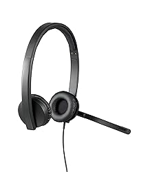 Logitech H570e Wired Headset, Stereo Headphones