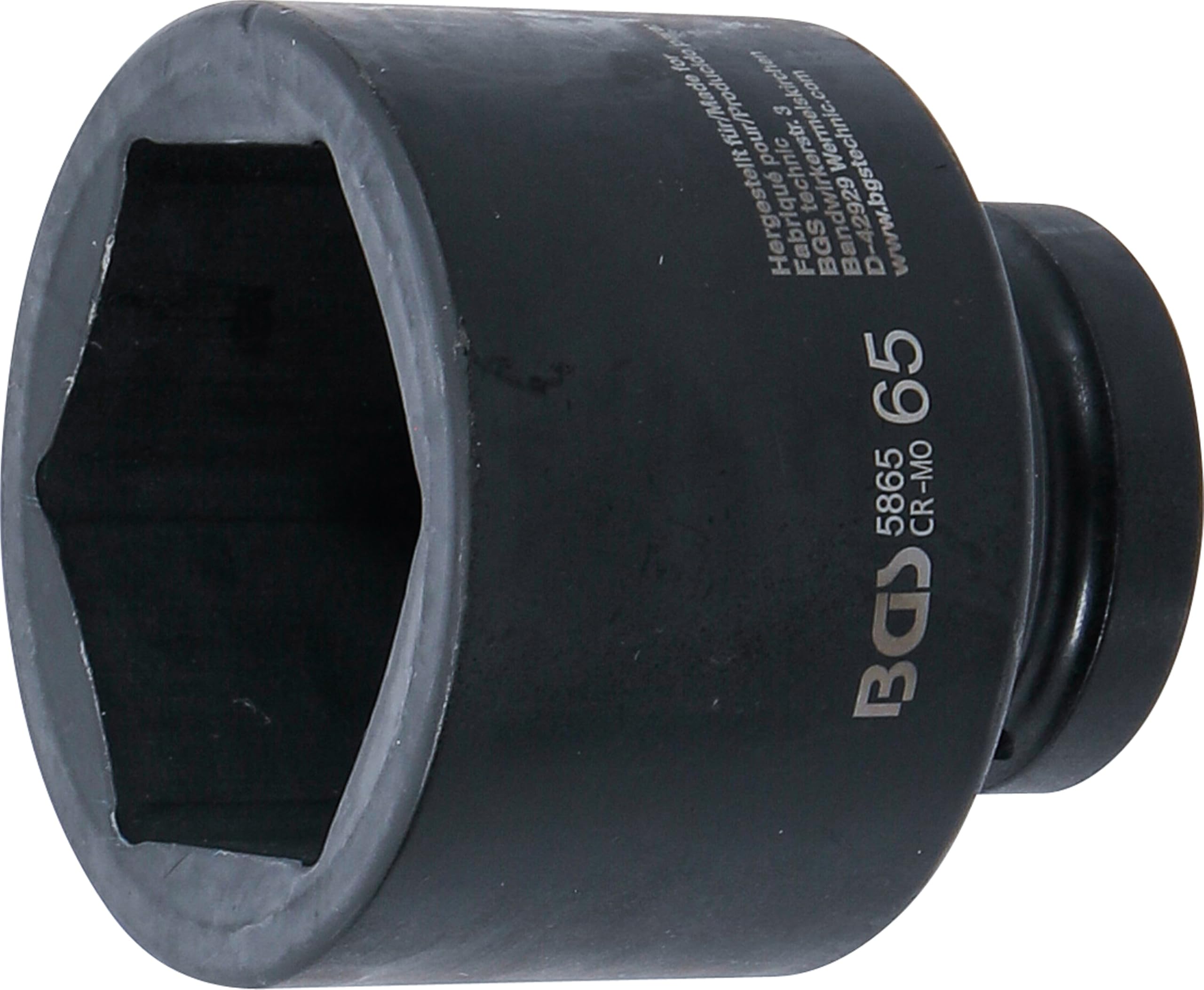BGS 5865 | Impact Socket, Hexagon | 25 mm (1") Drive | 65 mm