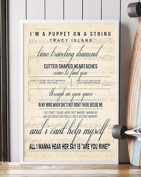 Amazon Com Mattata R U Mine Lyrics Portrait Poster Print 16 X 24 Posters Prints