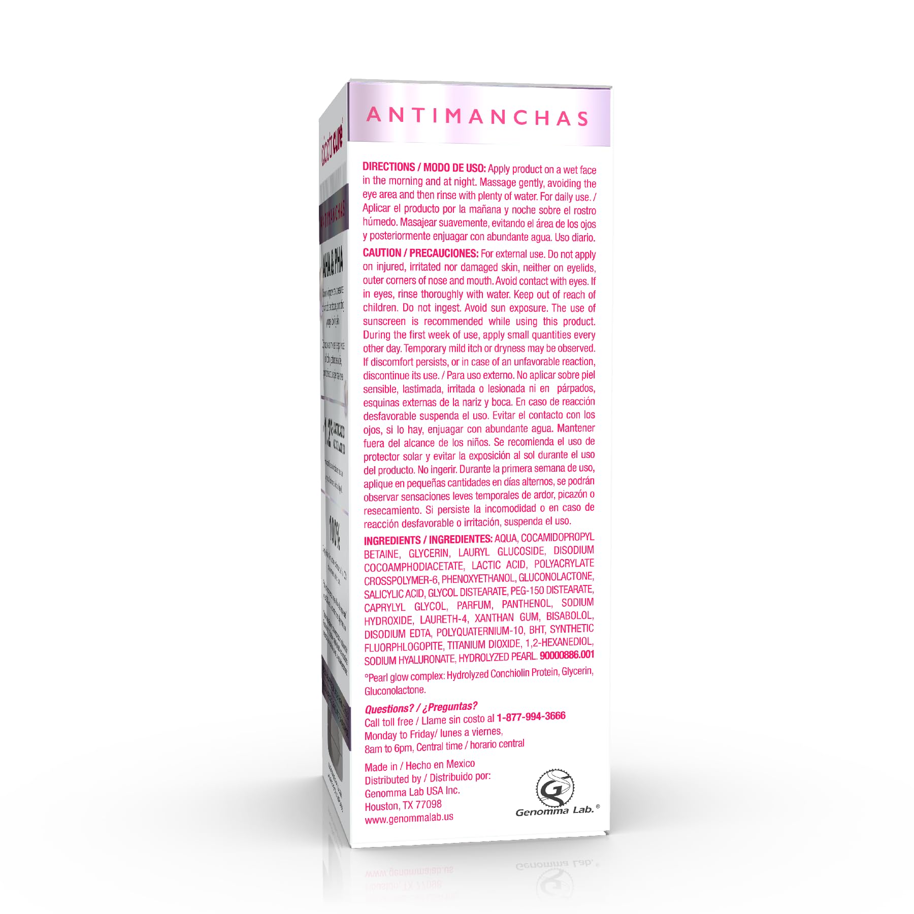 Cicatricure Antimanchas Face Wash, 3-in-1 Facial Cleanser for Women with Pearl Complex, Brightens Skin, Evens Tone & Texture, Deep Cleansing Facewash for Face, Neck & Cleavage, 5.0 FL Oz