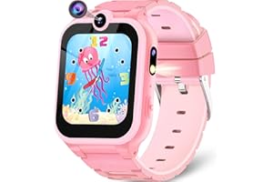 MAVREC Smart Watch for Kids Age 3-12, Touchscreen Kids Smart Watches Girls with 2 Cameras, 18 Games Alarm 12/24 Hr Video Music Player Pedometer Flashlight, Best Easter Gifts for Kids