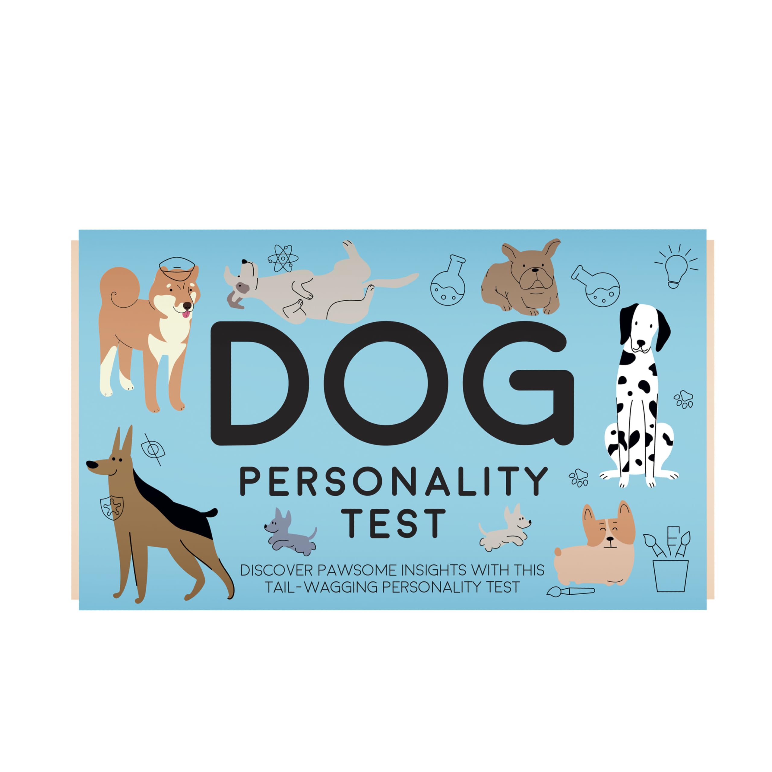 Gift Republic Dog Personality Test Cards - Discover Your Dog’s Unique Traits & Attitude with 100 Fun-Filled Cards for Dog Lovers & New Dog Owners